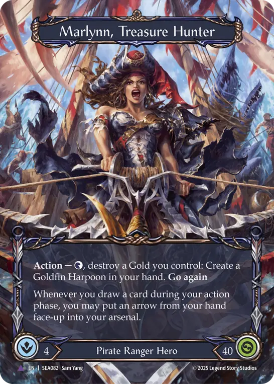 Marlynn, Treasure Hunter SEA082-MV - High Seas - Flesh and blood card