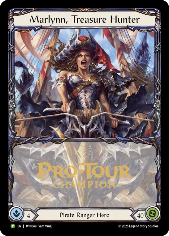 Marlynn, Treasure Hunter WIN049-CF - Pro Tour Champion Cards - High Seas - Flesh and blood card