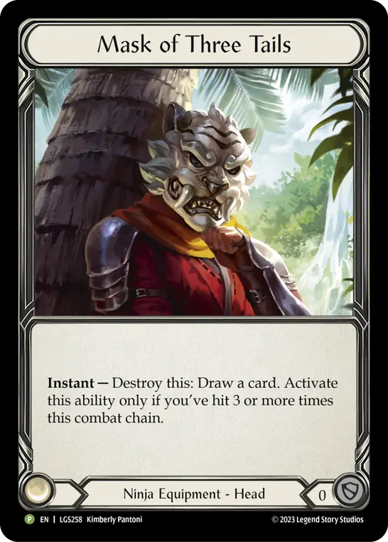 Mask of Three Tails LGS258-CF - Armory - Season 12 - Flesh and blood card