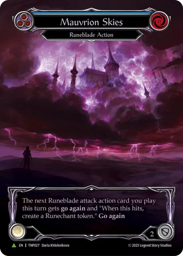 Mauvrion Skies TNP027-MV - Tournament Pack - Flesh and blood card