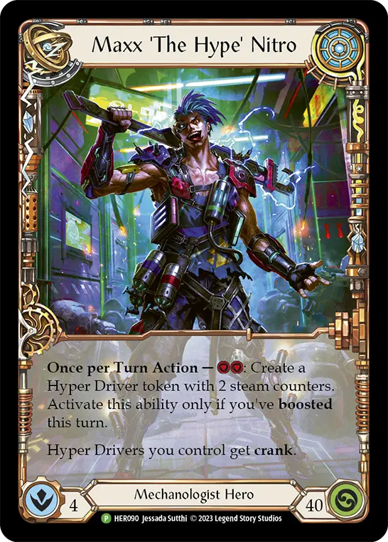 Maxx 'The Hype' Nitro HER090-CF - ProQuest - Season 4 - Flesh and blood card