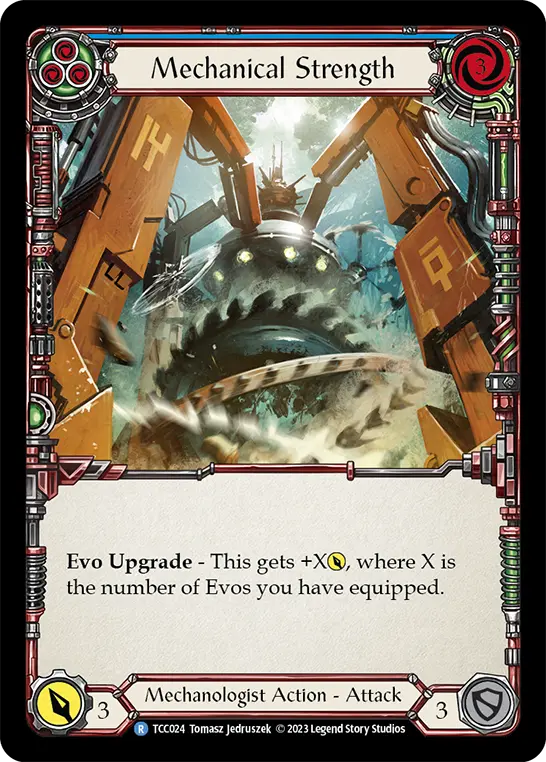 Mechanical Strength BLUE TCC024 - Round the Table: TCC x LSS - Flesh and blood card