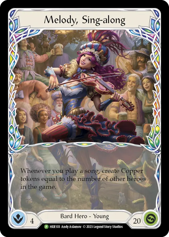 Melody, Sing-along HER103-CF - Social Play Kit - Melody - Flesh and blood card