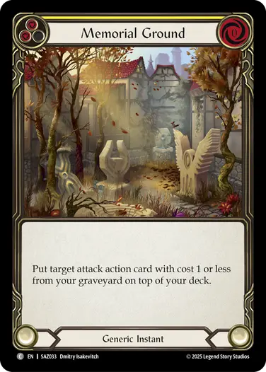 Memorial Ground SAZ033 - Silver Age Chapter 2 - Azalea - Flesh and blood card