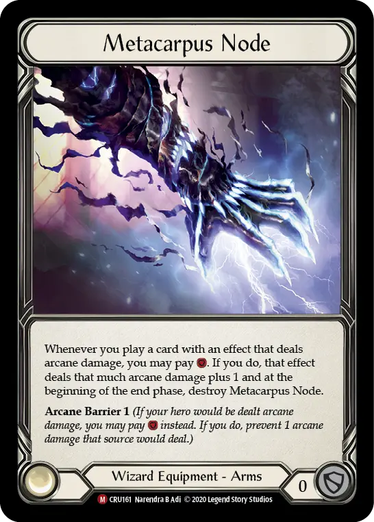 Metacarpus Node CRU161 - Crucible of War - Flesh and blood card