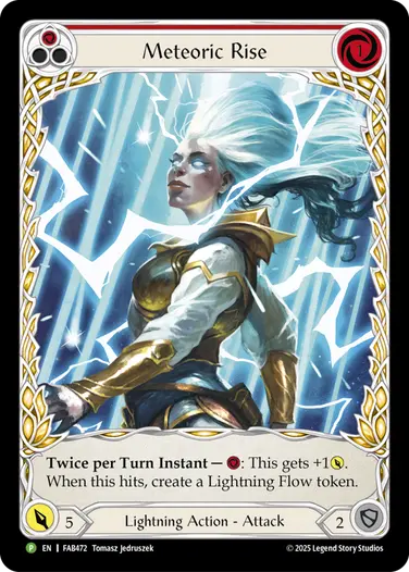 Meteoric Rise FAB472-RF - Calling - Omens of the Third Age - Flesh and blood card