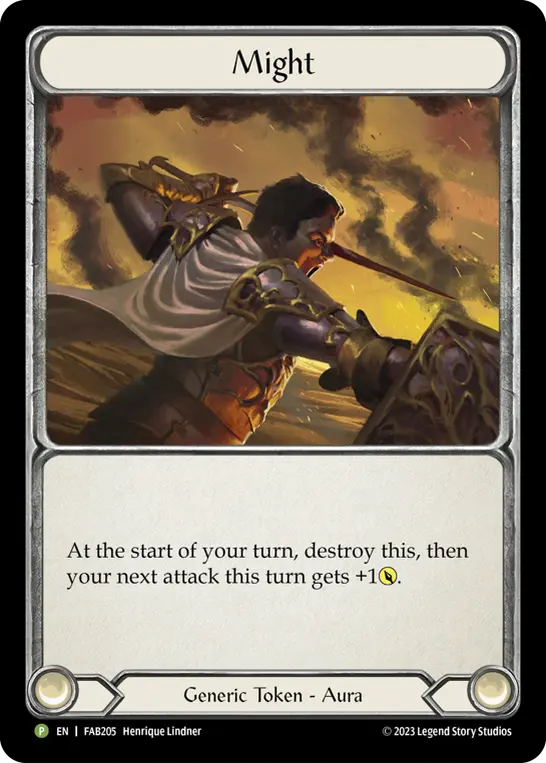 Might FAB205-CF - Prize Wall - Heavy Hitters - Flesh and blood card