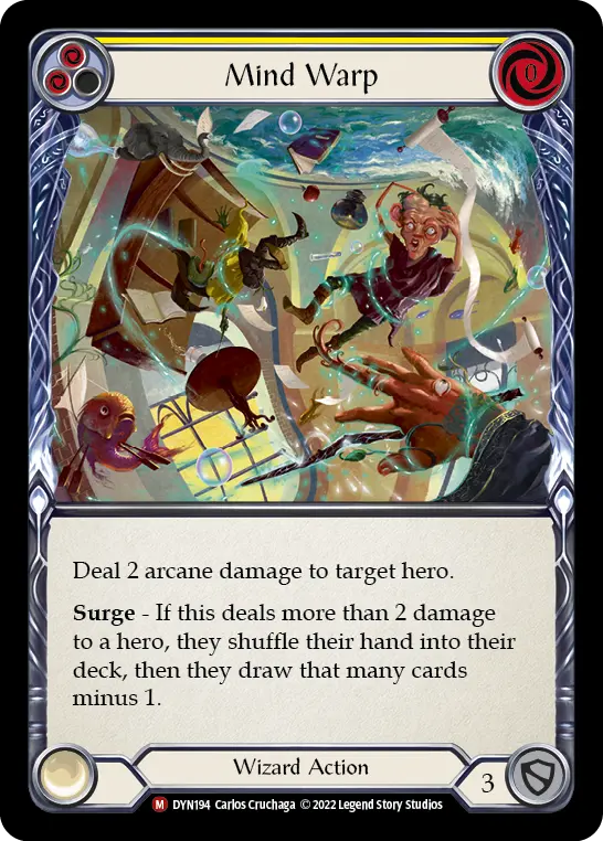 Mind Warp YELLOW DYN194 - Dynasty - Flesh and blood card