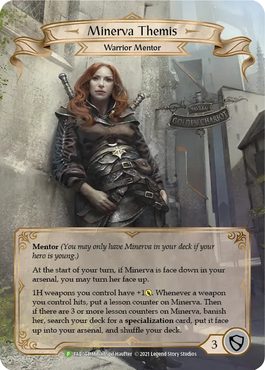 Minerva Themis FAB044-RF - Marketing - Monarch Mentors - Flesh and blood card