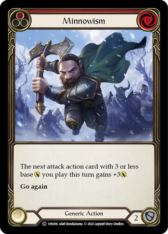 Minnowism RED 1HV016 - Viserai - Blitz Deck - Flesh and blood card