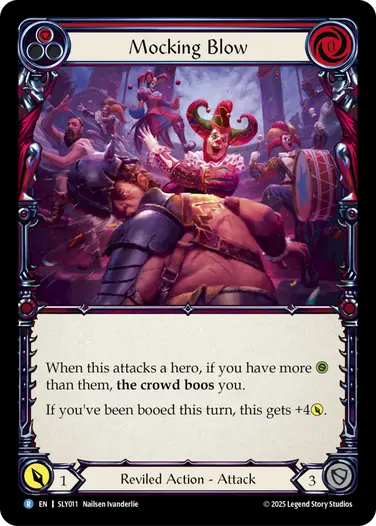 Mocking Blow SLY011 - Silver Age Chapter 3 - Lyath Goldmane - Flesh and blood card