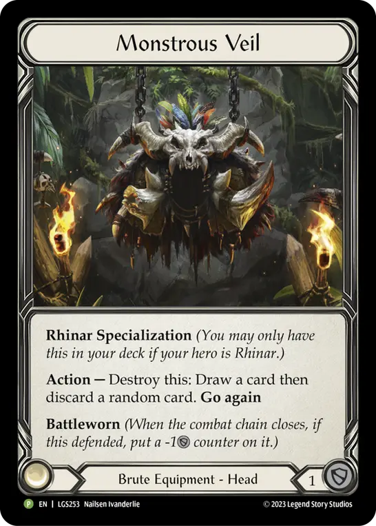 Monstrous Veil LGS253-CF - Armory - Season 12 - Flesh and blood card