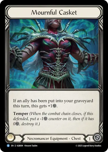 Mournful Casket SGB004 - Silver Age Chapter 3 - Gravy Bones - Flesh and blood card