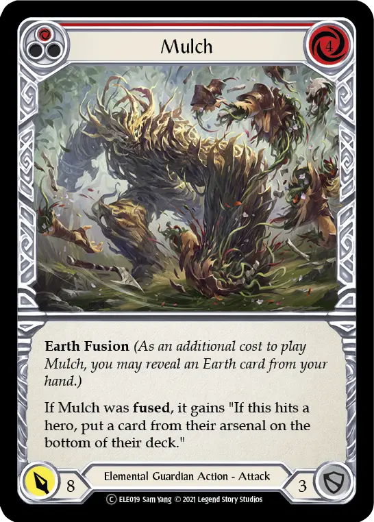 Mulch RED U-ELE019-RF - Tales of Aria - Unlimited - Flesh and blood card