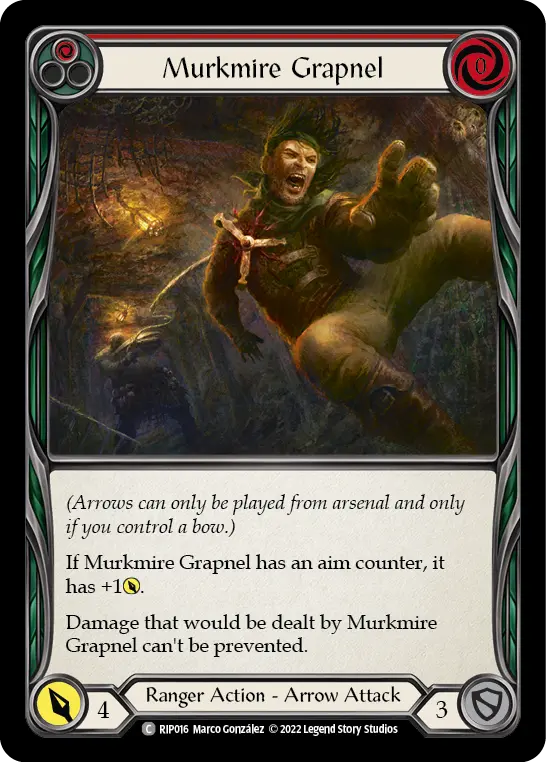 Murkmire Grapnel RED RIP016 - Riptide - Blitz Deck - Flesh and blood card