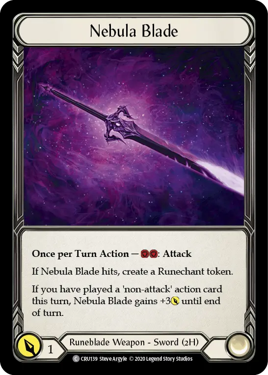 Nebula Blade CRU139 - Crucible of War - Flesh and blood card