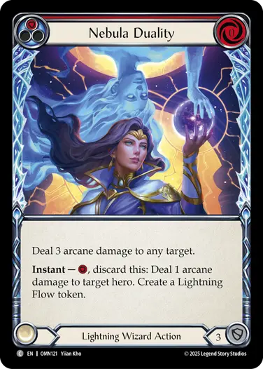 Nebula Duality OMN121 - Omens of the Third Age - Flesh and blood card