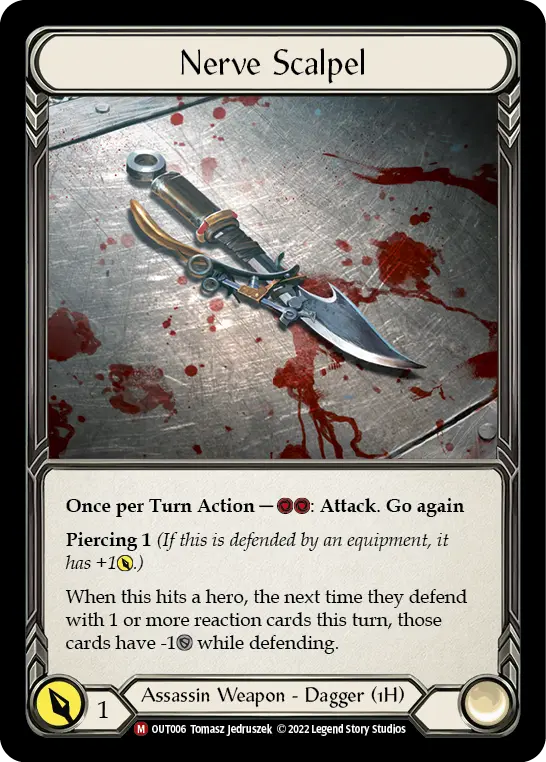 Nerve Scalpel OUT006 - Outsiders - Flesh and blood card