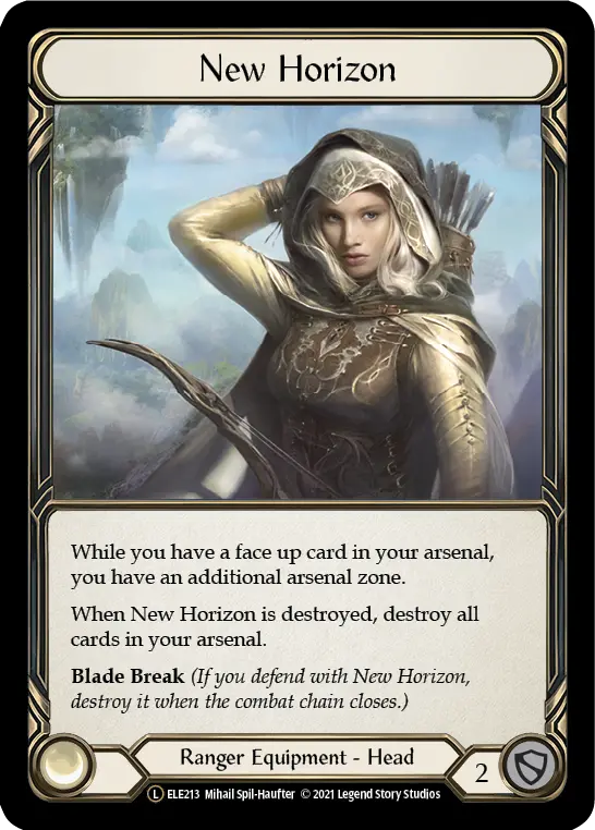 New Horizon U-ELE213-RF - Tales of Aria - Unlimited - Flesh and blood card