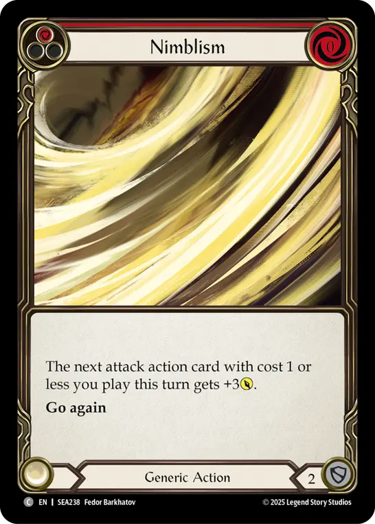 Nimblism RED SEA238 - High Seas - Flesh and blood card