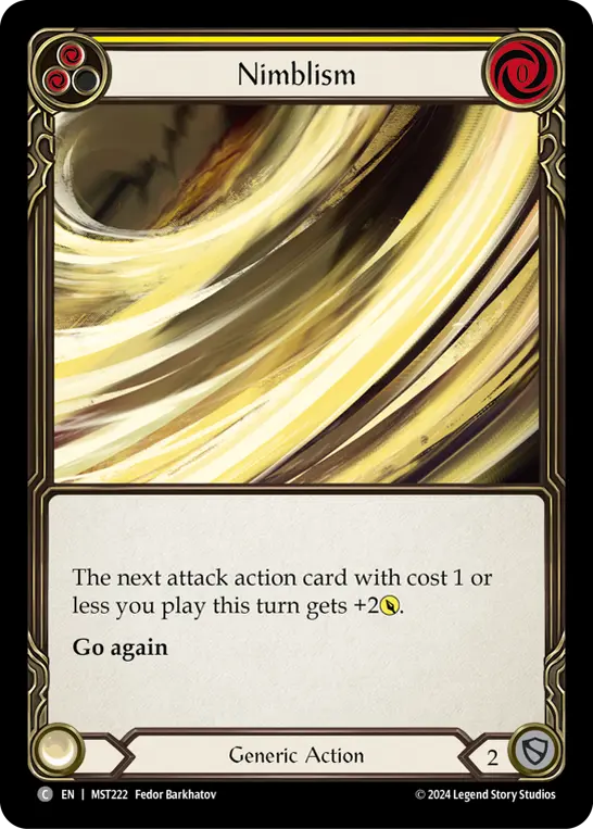 Nimblism YELLOW MST222 - Part the Mistveil - Flesh and blood card
