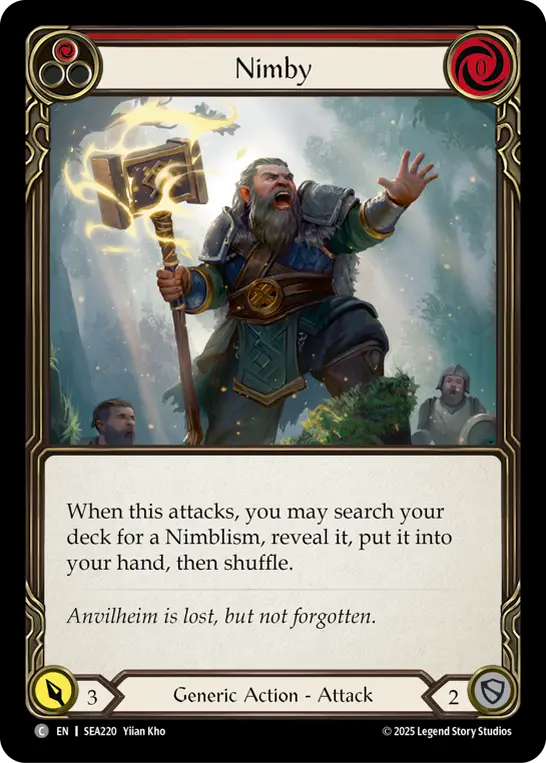 Nimby RED SEA220 - High Seas - Flesh and blood card
