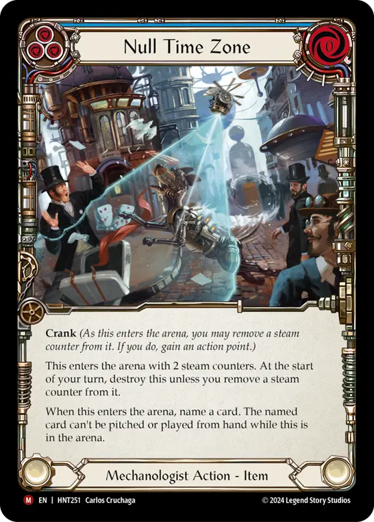 Null Time Zone BLUE HNT251 - The Hunted - Flesh and blood card