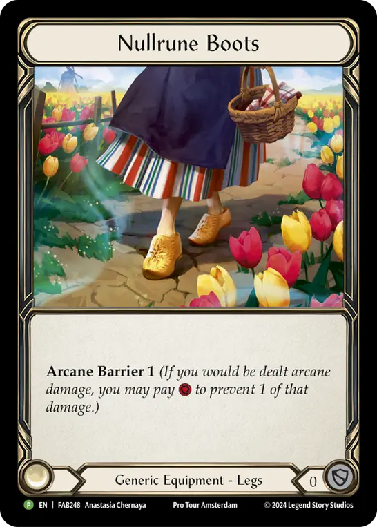 Nullrune Boots FAB248-RF - Pro Tour - Amsterdam 2024 - Flesh and blood card