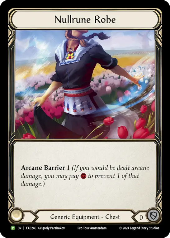 Nullrune Robe FAB246-RF - Pro Tour - Amsterdam 2024 - Flesh and blood card