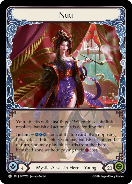 Nuu L-MST002 - Pre-release - Part the Mistveil - Flesh and blood card