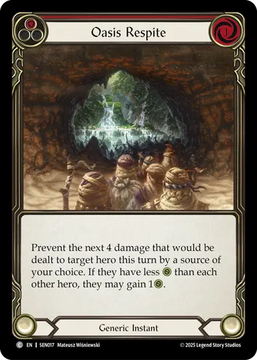 Oasis Respite SEN017 - Silver Age Chapter 2 - Enigma - Flesh and blood card