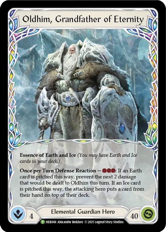 Oldhim, Grandfather of Eternity HER048-RF - Armory - Season 5 - Flesh and blood card