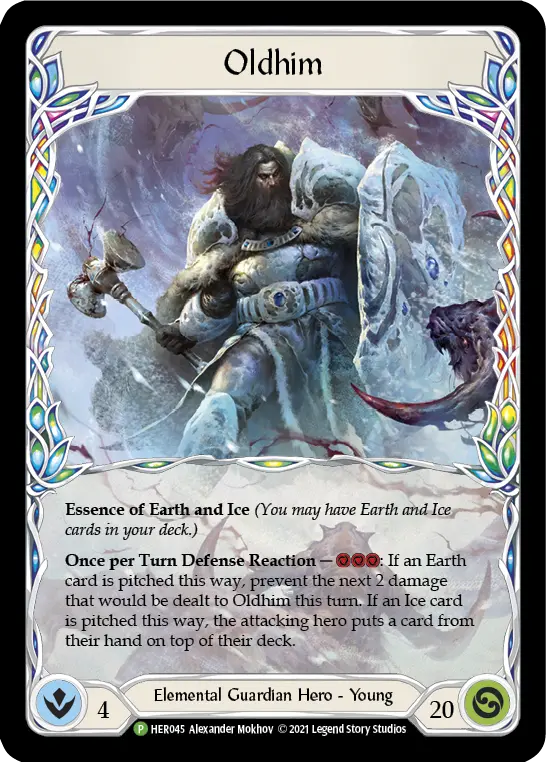 Oldhim HER045-CF - Skirmish - Season 3 - Flesh and blood card