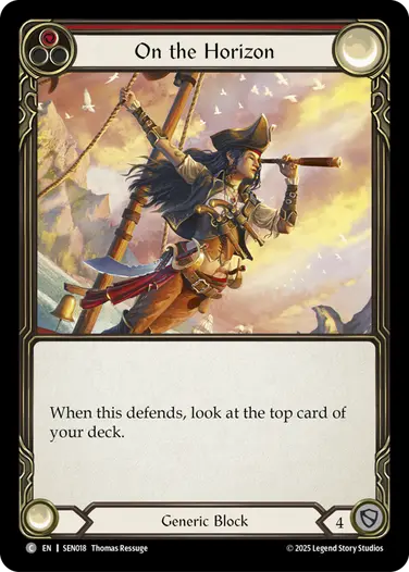 On the Horizon SEN018 - Silver Age Chapter 2 - Enigma - Flesh and blood card