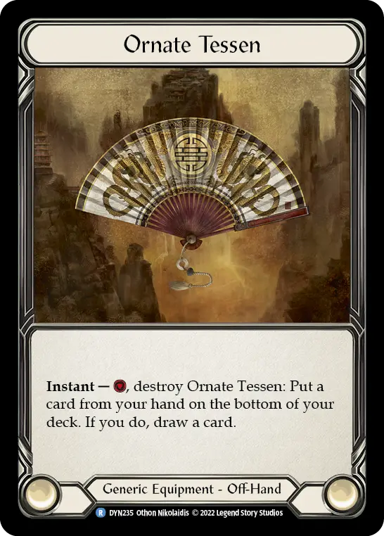 Ornate Tessen DYN235 - Dynasty - Flesh and blood card