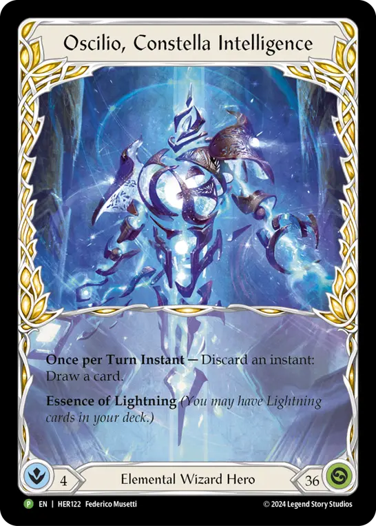 Oscilio, Constella Intelligence HER122-RF - ProQuest - Season 6 - Flesh and blood card