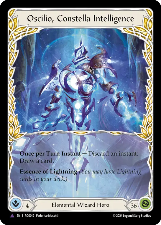 Oscilio, Constella Intelligence ROS019-MV - Rosetta - Flesh and blood card