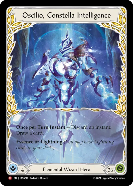 Oscilio, Constella Intelligence ROS019 - Rosetta - Flesh and blood card