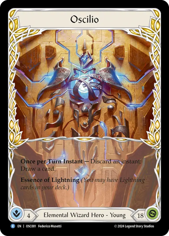Oscilio OSC001-RF - Rosetta Blitz Deck - Oscilio - Flesh and blood card