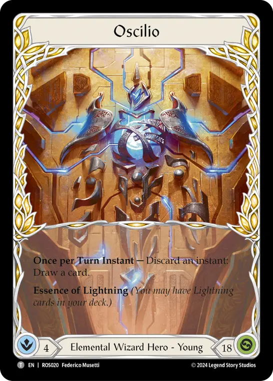 Oscilio ROS020 - Rosetta - Flesh and blood card