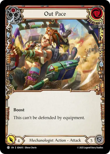 Out Pace SDA015 - Silver Age Chapter 1 - Dash - Flesh and blood card