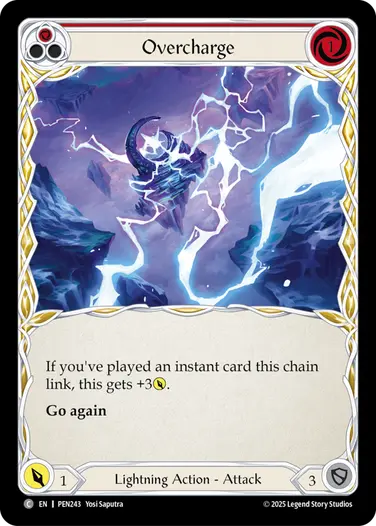 Overcharge PEN243 - Compendium of Rathe - Flesh and blood card