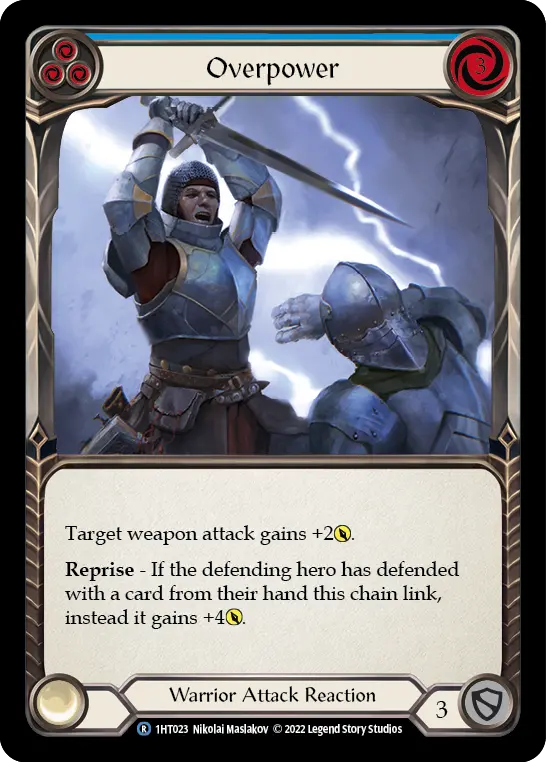 Overpower BLUE 1HT023 - Dorinthea - Blitz Deck - Flesh and blood card