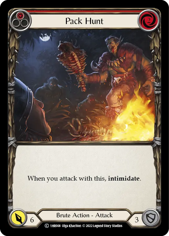 Pack Hunt RED 1HR008 - Rhinar - Blitz Deck - Flesh and blood card