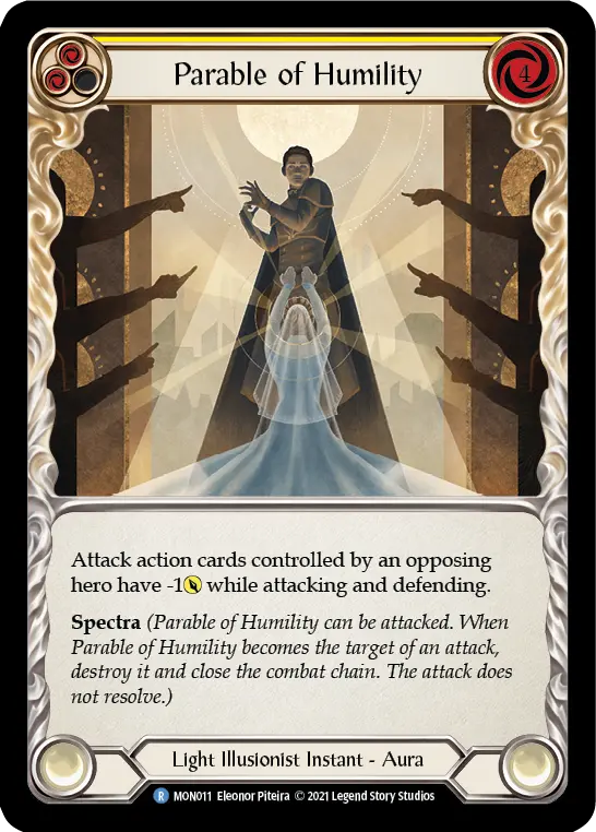 Parable of Humility YELLOW MON011 - Monarch - Flesh and blood card