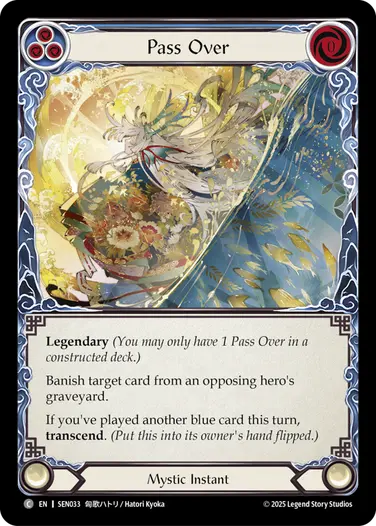 Pass Over SEN033 - Silver Age Chapter 2 - Enigma - Flesh and blood card