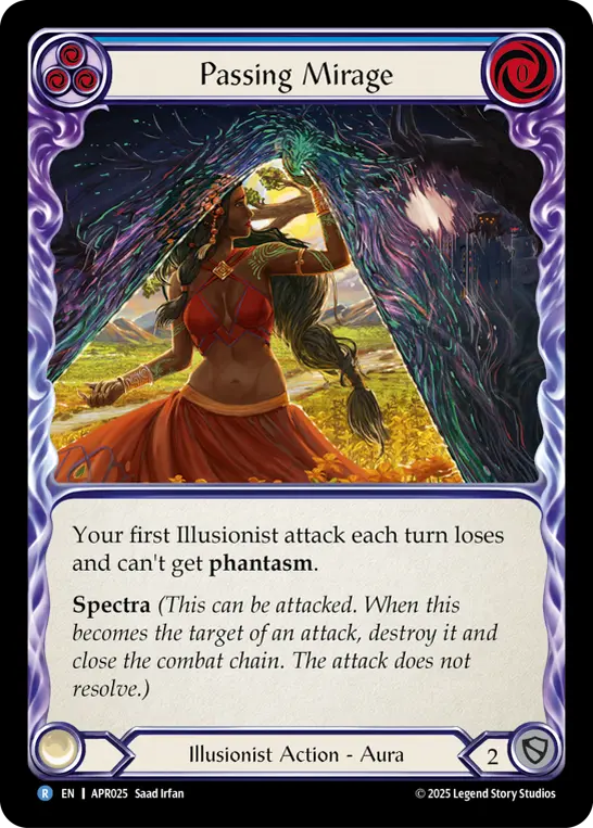 Passing Mirage BLUE APR025 - Armory Deck Legends - Prism Sculptor of Arc Light - Flesh and blood card