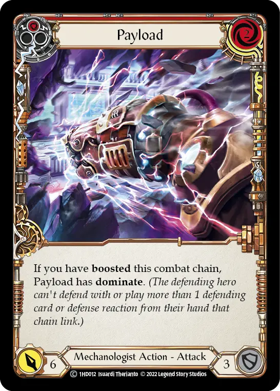 Payload RED 1HD012 - Dash - Blitz Deck - Flesh and blood card