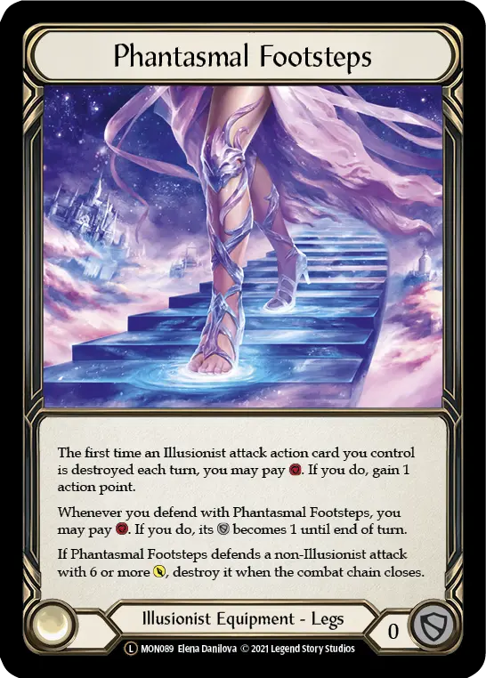 Phantasmal Footsteps U-MON089-RF - Monarch - Unlimited - Flesh and blood card