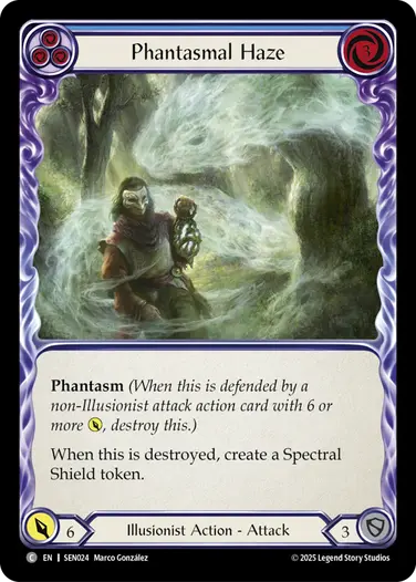 Phantasmal Haze SEN024 - Silver Age Chapter 2 - Enigma - Flesh and blood card